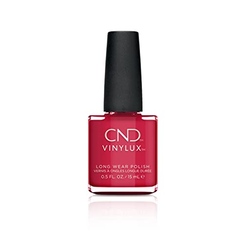 CND Vinylux Longwear Red Nail Polish, Gel-like Shine and Chip Resistant Color, 0.5 Fl Oz