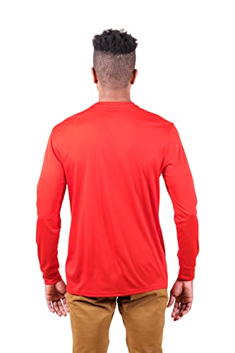 Ultra Game -NBA Men's Active Long Sleeve Pullover T-Shirt