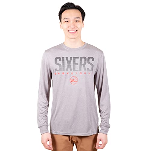 Ultra Game -NBA Men's Active Long Sleeve Pullover T-Shirt