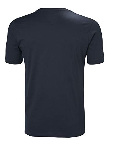 Helly Hansen Men's Standard HH Logo T-Shirt, 597 Navy, Medium