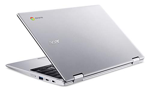 Acer Chromebook Spin 311 Convertible Laptop | Intel Celeron N4000 | 11.6' HD Touch Corning Gorilla Glass Display | 4GB LPDDR4 | 64GB eMMC | Intel 802.11ac Gigabit WiFi 5 | Chrome OS | CP311-2H-C7QD