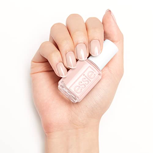 essie Salon-Quality Nail Polish, 8-Free Vegan, Sheer Pale Pink, Ballet Slippers, 0.46 fl oz