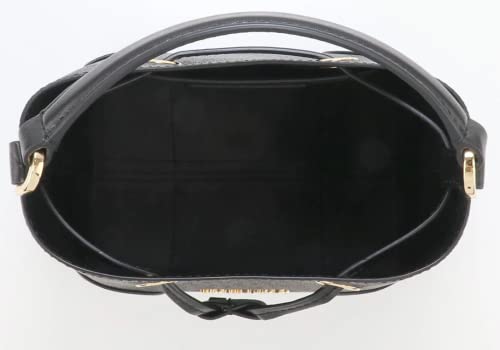 Michael Kors XS Suri Mini Bucket Crossbody Drawstring Shoulder Bag 35F2GM9M1B PVC (Black PVC)