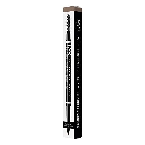 NYX PROFESSIONAL MAKEUP Micro Brow Pencil, Eyebrow Pencil - Ash Blonde