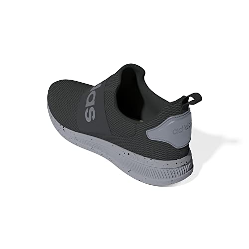 adidas Men's Lite Racer Adapt 4.0 Running Shoe, Carbon/Iron Metallic/Core Black, 10