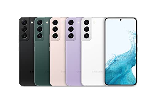 SAMSUNG Galaxy S22 Cell Phone, Factory Unlocked Android Smartphone, 256GB, 8K Camera and Video, Night Mode, Brightest Display Screen, 50MP Photo Resolution, Long Battery Life, US Version, Phantom White