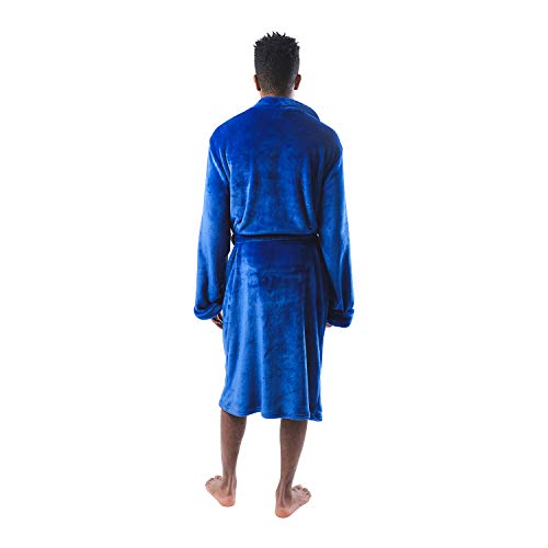 Ultra Game -NBA Philadelphia 76ers Mens Lounge Bath Robe, Team Color, 1SIZE