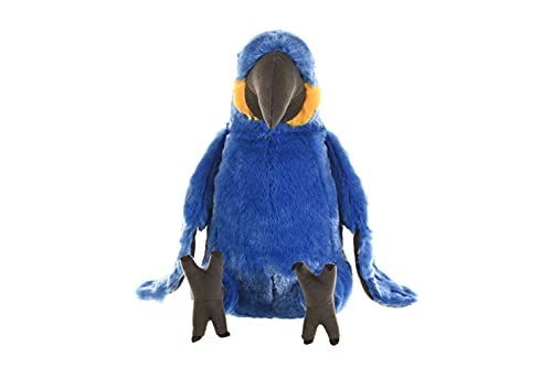 WILD REPUBLIC Hyacinth Macaw Plush, Stuffed Animal, Plush Toy, Gifts for Kids, Cuddlekins 12 Inches
