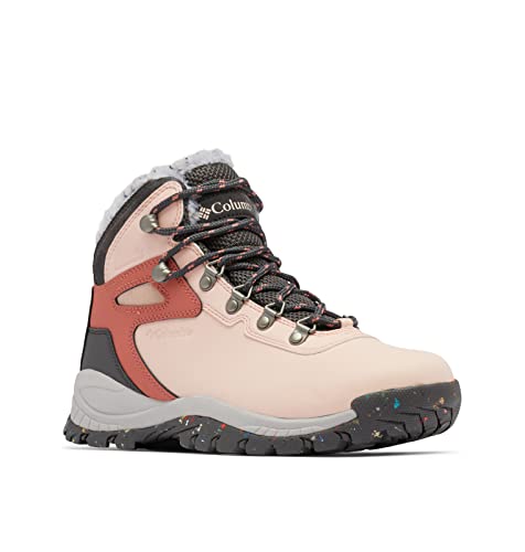 Columbia Women's Newton Ridge Plus Omni Heat, Peach Blossom/Dark Grey, 12