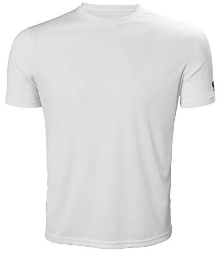 Helly-Hansen Men's HH Moisture Wicking Tech T-Shirt, White, Large