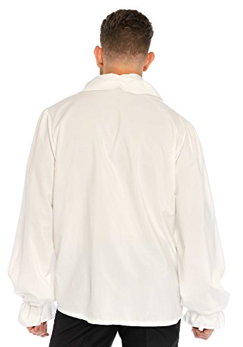 Leg Avenue mens Costume Top, White, Large US