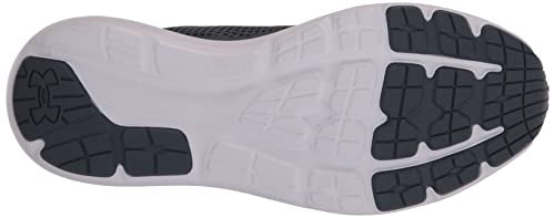 Under Armour Men's Surge 3 Running Shoe, (404) Downpour Gray/After Burn/White, 7.5