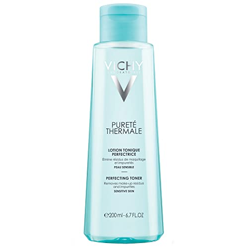 Vichy Pureté Thermale Perfecting Facial Toner, Alcohol Free Hydrating Toner for Face, with Glycerin, Gentle Skin Toner for Face, Face Toner for Sensitive Skin, Fragrance Free