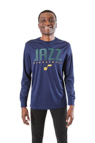 Ultra Game -NBA Men's Active Long Sleeve Pullover T-Shirt X-Large
