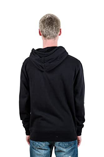 Ultra Game GHM1867F Men's NBA Fleece Hoodie Pullover Sweatshirt Primo Metallic, Golden State Warriors, Black, Small