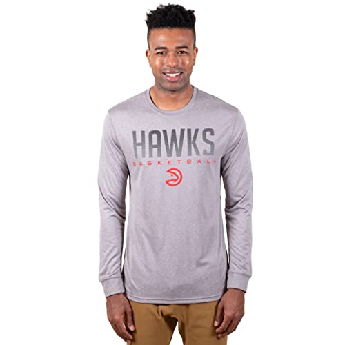 Ultra Game -NBA Men's Active Long Sleeve Pullover T-Shirt
