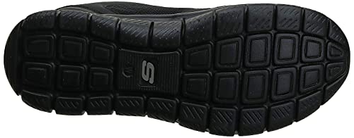 Skechers mens Track Scloric Oxford, Black/Black, 10 US