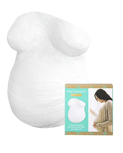 Kate and Milo Belly Casting Kit, Pregnancy Keepsake Making Kit, Easy To Make DIY Plaster Cast Baby Bump Keepsake, Gift For Expecting Moms