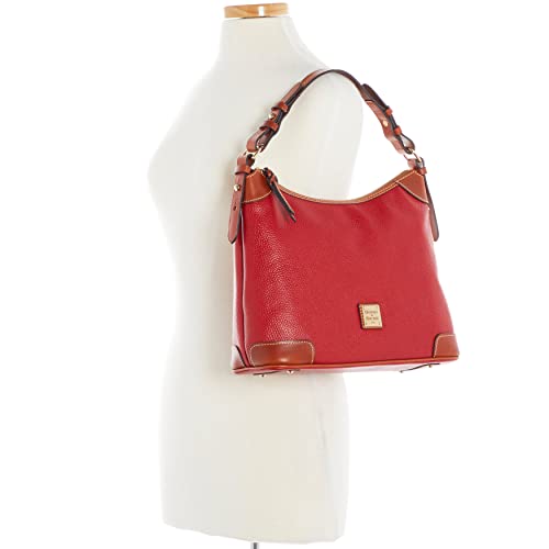 Dooney and Bourke Handbag, Pebble Grain Hobo Shoulder Bag - Red