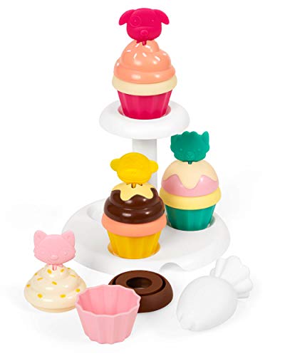 Skip Hop Play Food Set, Zoo Sort and Stack Cupcakes (Discontinued by Manufacturer)