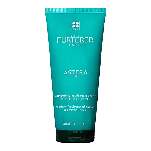 Rene Furterer ASTERA FRESH Soothing Freshness Shampoo, Irritated and Itchy Scalp, Peppermint, Eucalyptus 6.7 fl. oz.