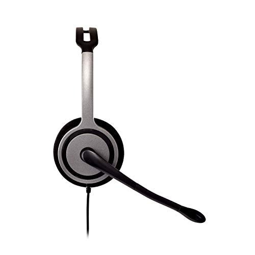 V7 HA212 Lightweight Stereo Headset with Microphone - Black and Grey
