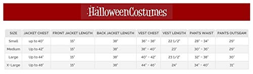 Men's Adult Napoleon Costume Large Multi