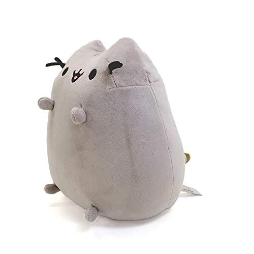 Pusheen The Cat Squisheen Plush, Stuffed Animal for Ages 8 and Up, Gray, 11