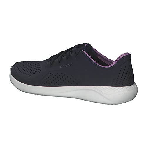 Crocs Women's Literide Pacer Lace-Up Sneakers, Navy/Orchid, 11 Women