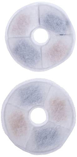 Catit Triple Action Water Fountain Filters, Replacement Cat Drinking Fountain Filters, 2 Pack