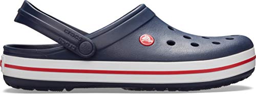 Crocs Men's and Women's Crocband Clog, Navy, 15 Women/13 Men