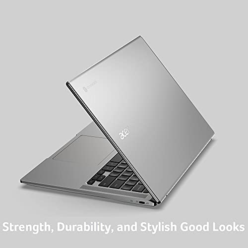 Acer Chromebook 514 Laptop | 14' FHD Touch | MediaTek Kompanio 828 Octa-Core Processor | 8GB RAM | 64GB eMMC | Wi-Fi 6 | Backlit KB | Chrome OS | Up to 15 Hours Battery Life | CB514-2HT-K0FZ, Silver