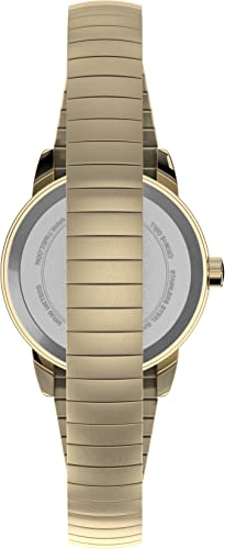 Timex Women's T2H351 Easy Reader 25mm Gold-Tone Stainless Steel Expansion Band Watch
