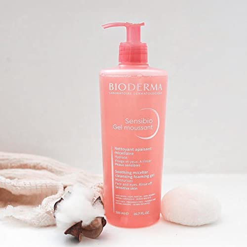 Bioderma - Sensibio - Foaming Gel - Cleansing and Make-Up Removing - Refreshing feeling - for Sensitive Skin