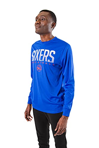 Ultra Game -NBA Men's Active Long Sleeve Pullover T-Shirt