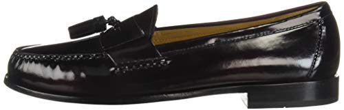 7 Wide US Cole Haan mens Pinch Tassel loafers shoes, Burgundy
