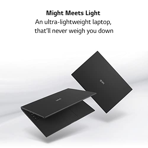 LG gram (2022) 15Z90Q Ultra Lightweight Laptop, 15' (1920 x 1080) IPS Display, Intel 12th Gen i7 1260P Processor, 32GB LPDDR5, 1TB NVMe SSD, FHD Webcam, WiFi 6E, Thunderbolt 4, Windows 11, Black