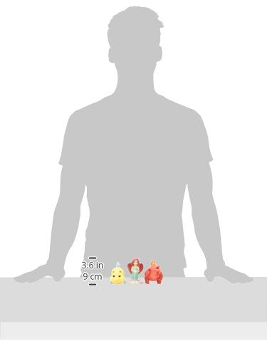 The First Years Disney The Little Mermaid Squirties Baby Bath Toys - Squishy Toddler Toys for Bath, Pool, and Everyday - 3 Count