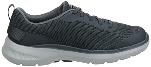 Skechers Men's Gowalk 6-Athletic Workout Walking Shoes with Air Cooled Foam Sneakers, Charcoal 2, 8.5