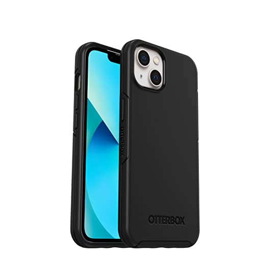 OtterBox Symmetry Series Case for iPhone 13 (Only) - Single Unit Ships in Polybag, Ideal for Business Customers - Black