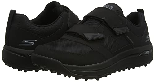 Skechers Men's Go Arch Fit Golf Shoe Sneaker, Black/Gray 2 Strap, 13