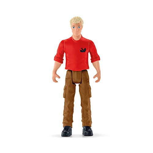 Schleich Dinosaurs, Dinosaur Toys for Kids, Tyrannosaurus Rex Attack 5-Piece Dino Set with T-Rex Toy, Ages 4+