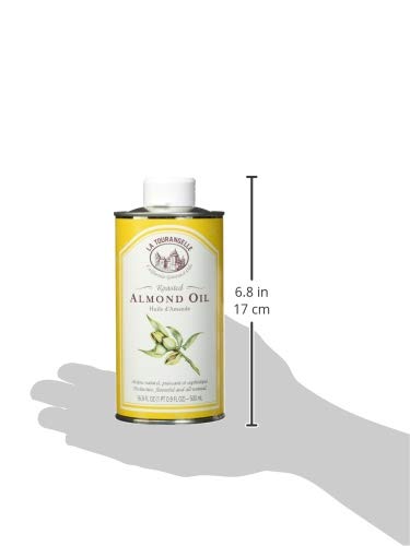 La Tourangelle, Roasted Almond Oil, Artisanal Cooking Oil Rich in Vitamins E, B, and P, Bake, Cook, and Whisk into Marinades and Vinaigrettes, 16.9 fl oz