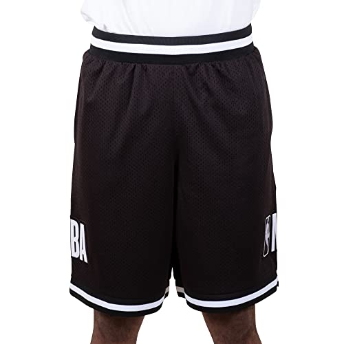 Ultra Game NBA NBA Mens Chrome Basketball Shorts, Black, Small