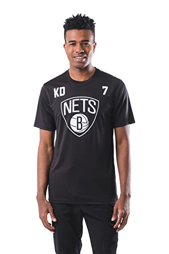 Ultra Game NBA Brooklyn Nets - Kevin Durant Mens Active Tee Shirt, Team Color, Large