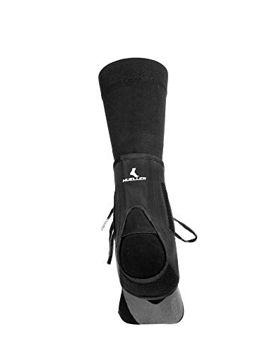MUELLER Sports Medicine AFT3 Ankle Brace for Men and Women -Perfect for Running, Basketball, and Volleyball,Black, X-Small