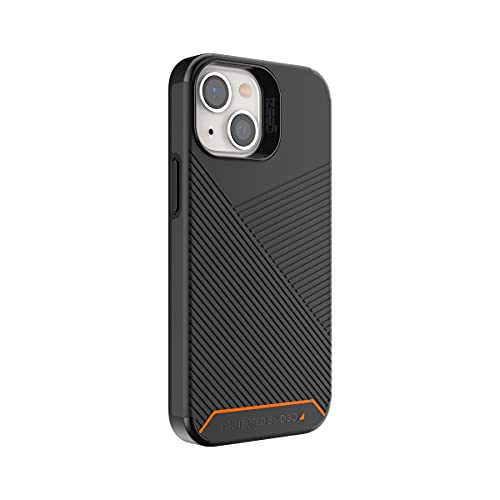 Gear4 ZAGG Denali Case - Ultimate Impact Protection with D3O Reinforced Backplate and Frame - for Apple iPhone 13 Mini - Black (702008211)