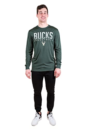 Ultra Game NBA Men's Active Long Sleeve Pullover T-Shirt