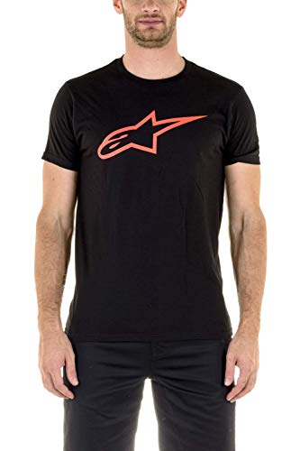 ALPINESTARS Men's Ageless Classic T-Shirt, Black/White, Medium