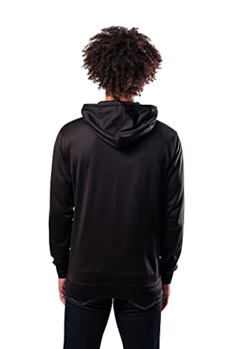 Ultra Game mens Poly Midtown NBA Men s Fleece Hoodie Pullover Sweatshirt, Black, Large US